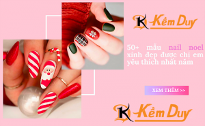 mau nail nole don gian ma dep don giang sinh