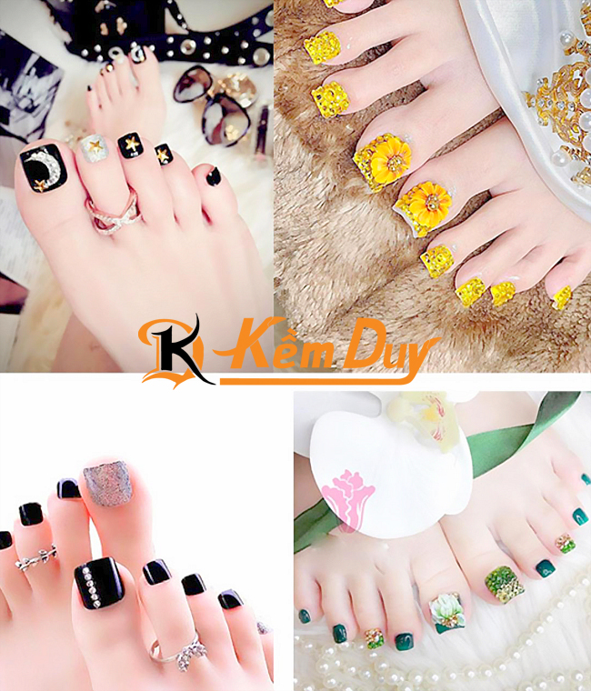 nail chan dinh da dep sang trong
